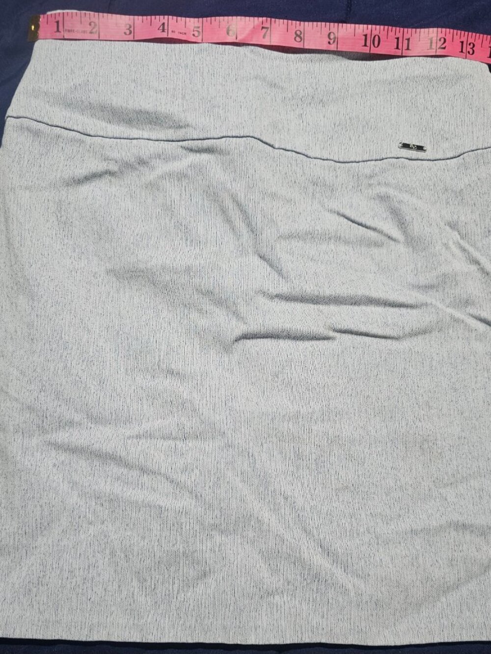 S.C. & CO. Womens S 360° Tummy Control Skirt Activewear Skort Heathered Light